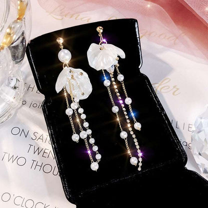 Boho Gold Earrings 2023 Trendy Earrings style Crystal Pearl