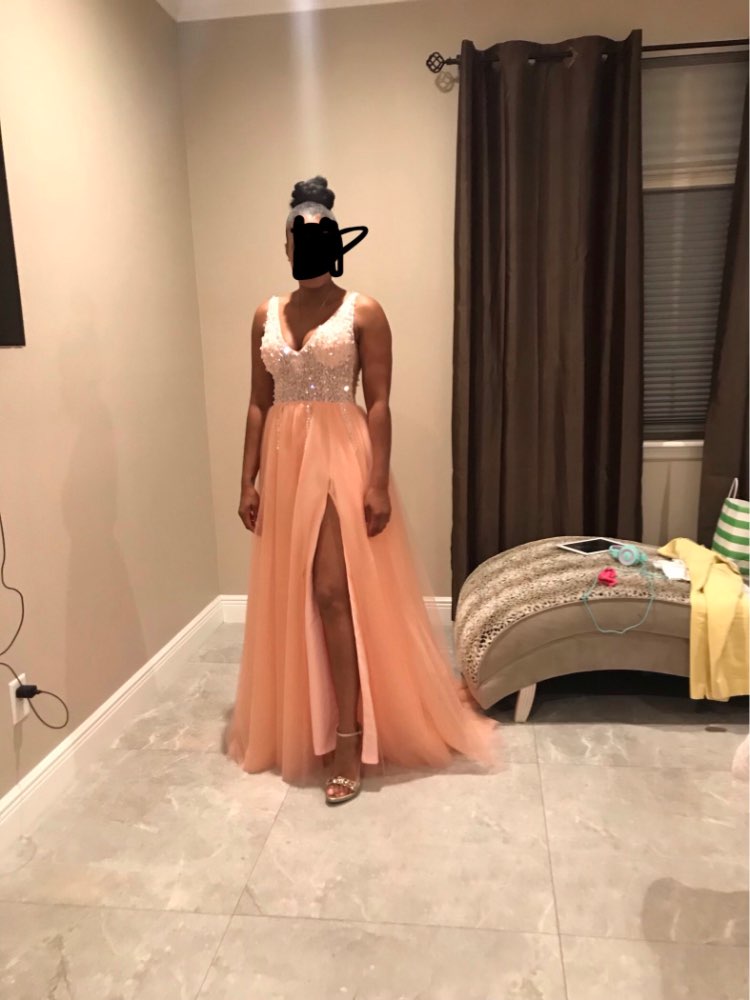 Beading Prom cocktail  Dresses 2023 Plus Size Pink High Split Tulle Sweep Train Sleeveless Evening Gown A-line Lace Up Backless Vestido De