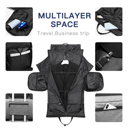 Multifunction Men Suit Storage Travel Bag Large Capacity Luggage Handbag Male Waterproof Travel Duffel Bag