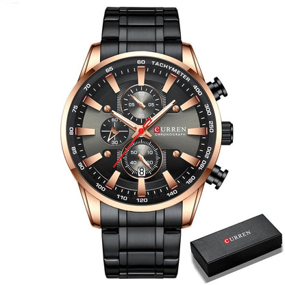 New Mens Watches Quartz Business Waterproof Watch Man Watches Brand Luxury Wrist watch Men Chronograph Reloj Hombre