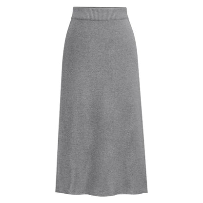 Autumn Winter Knit Pencil Skirt Women High Waist Skirts