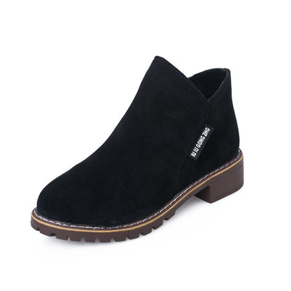 High Quality Square Heels Classic Fashion Rivets Elastic Ankle Boots Shoes Women Chelsea Boots