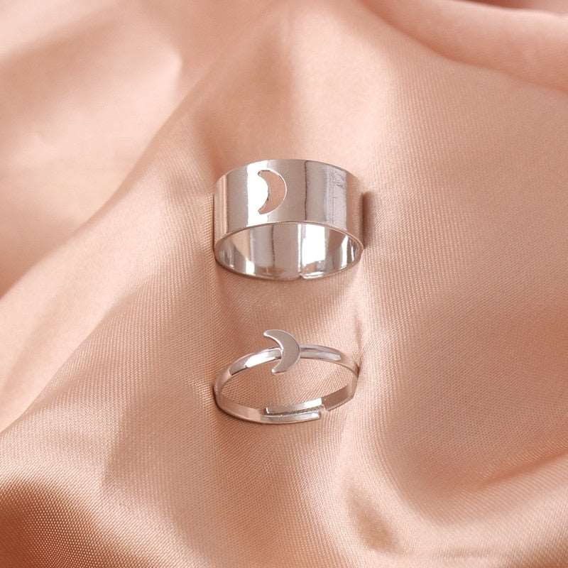 Butterfly Rings For Women Men Lover Couple Ring Set Silver gold Color