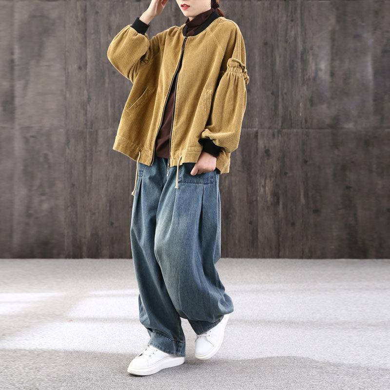 Vintage Harem Pants Trousers New Baggy Oversize Jeans for Women Denim Casual Cross Pants Mom Wide Leg Jeans 2023