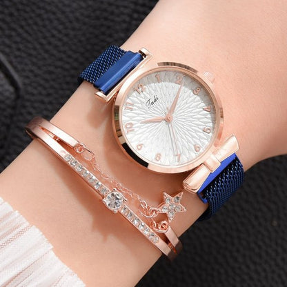 Luxury Women Bracelet Quartz Watches For Women  Ladies Sports Dress Pink Dial Wrist Watch Clock Relogio Feminino