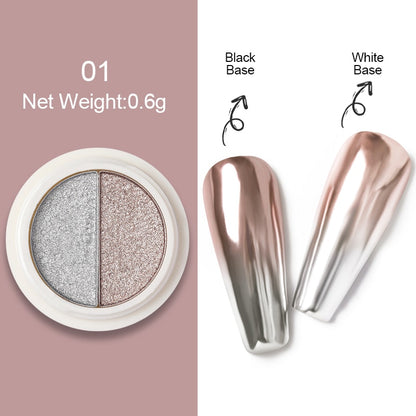 Gold Silver Mirror Powder Nail Art Glitter Rose Gold Champange UV Gel Polish Chrome Dust Metallic Effect Pigment Decoration