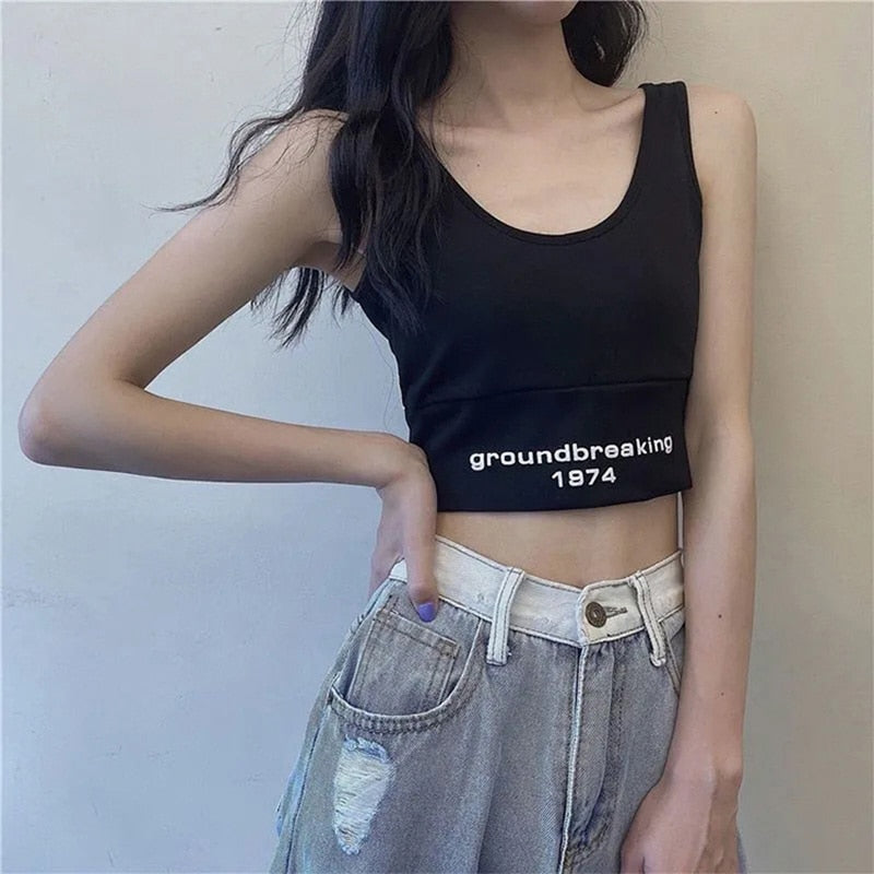 White Short Sleeved T-shirt Women Summer New Short High Waist Loose Crop Top Casual Basic Dancing Tees