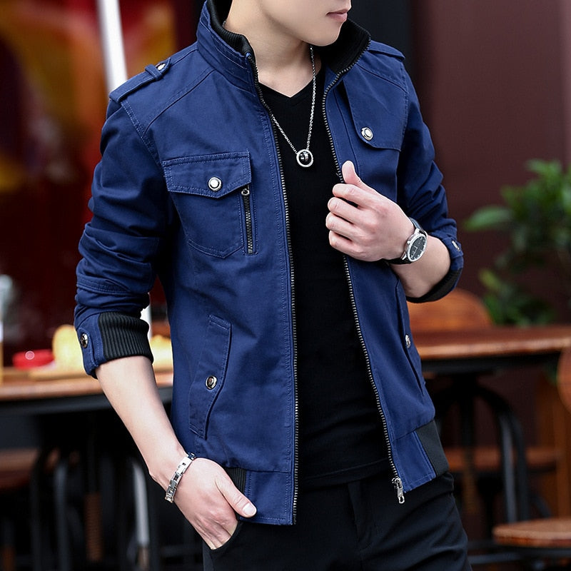 Mens Jacket Fashion Army Military Jacket Man Coats 