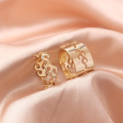 Butterfly Rings For Women Men Lover Couple Ring Set Silver gold Color