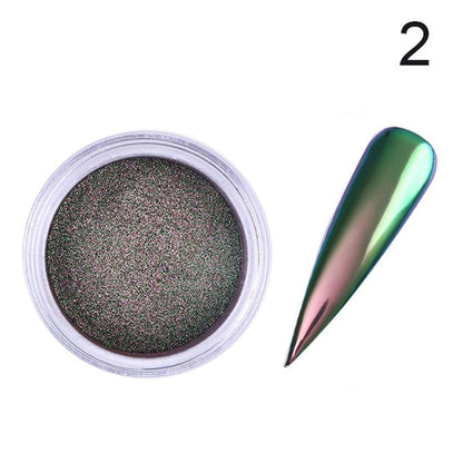 Gold Silver Mirror Powder Nail Art Glitter Rose Gold Champange UV Gel Polish Chrome Dust Metallic Effect Pigment Decoration