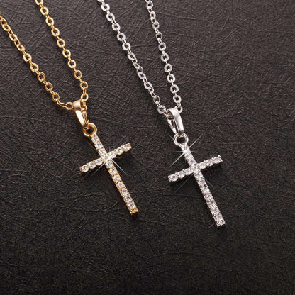 Cross Pendants Crystal Jesus Necklaces Jewellery For unisex