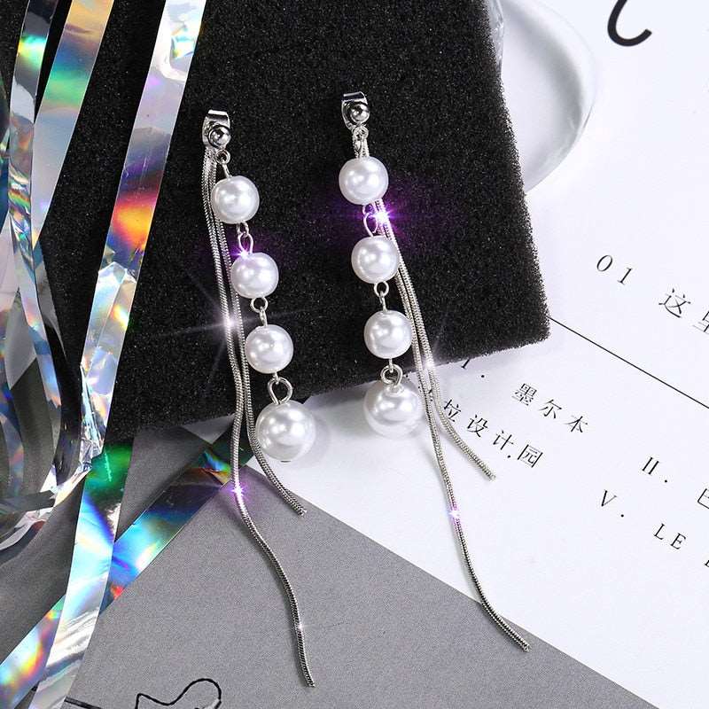 Boho Gold Earrings 2023 Trendy Earrings style Crystal Pearl