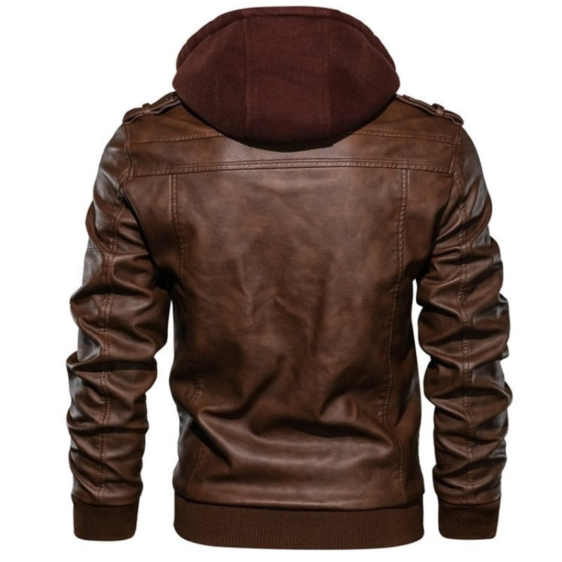 New Men's Leather Jackets: Autumn Casual Motorcycle PU Jacket, Biker Leather Coats. Brand Clothing in EU Size SA722