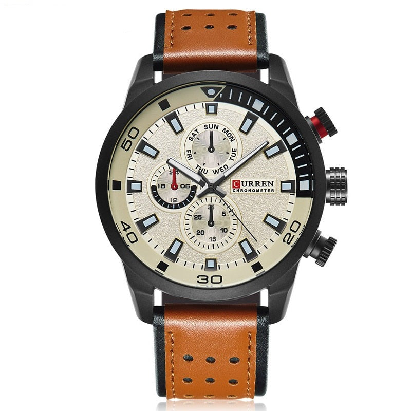 CURREN brand design new fashion casual cool sport man clock military army business wrist quartz male luxury gift watch