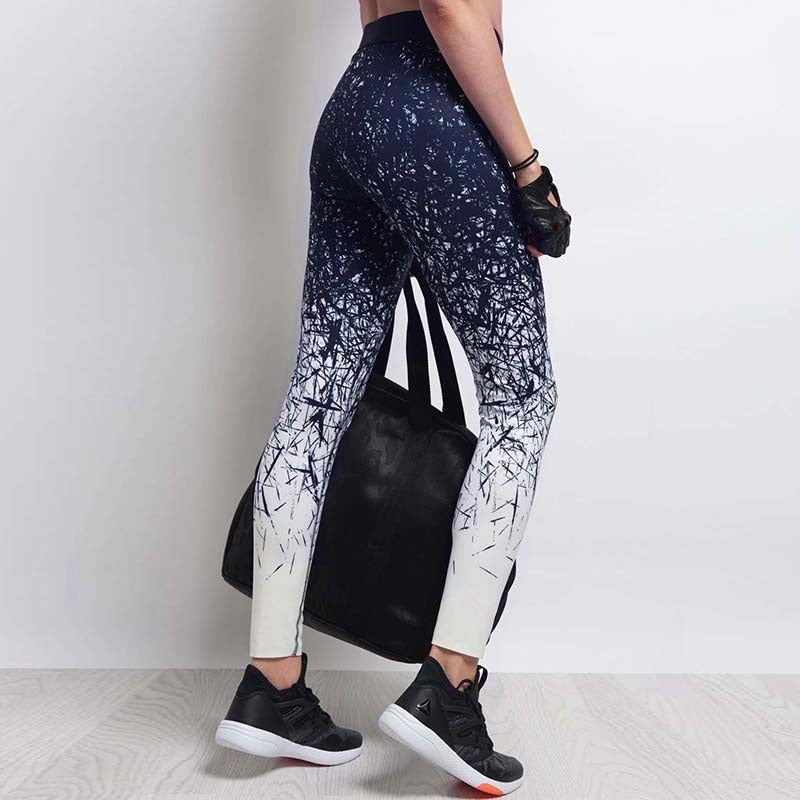 Activewear Yoga Pants Women Sports Clothing Style Abstract Printed Yoga leggings Fitness Yoga Running Tights Sport Pants Compression Tights