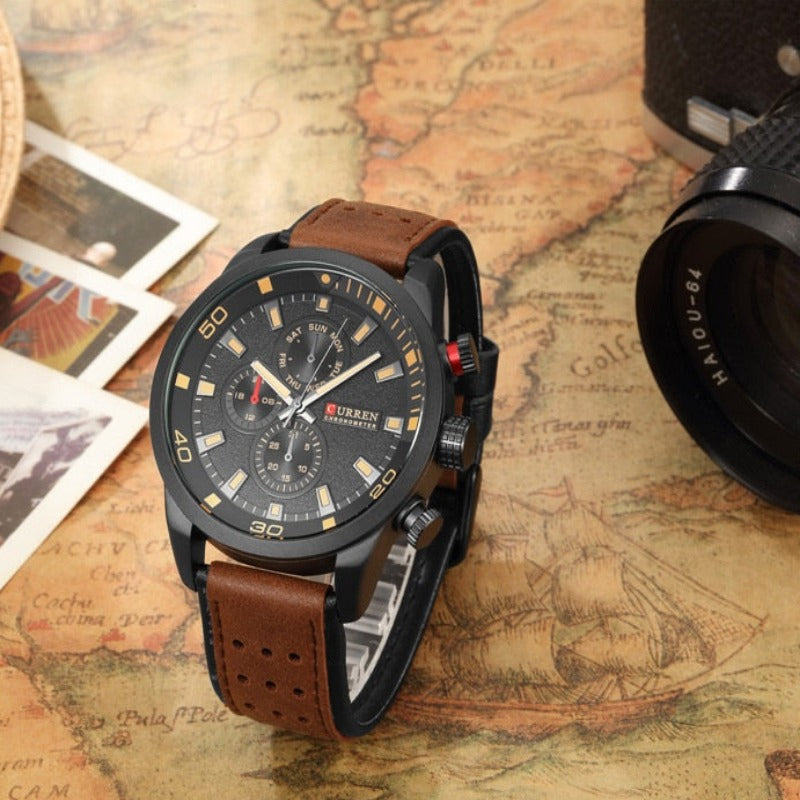 CURREN brand design new fashion casual cool sport man clock military army business wrist quartz male luxury gift watch