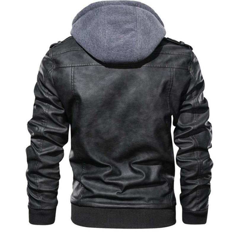 New Men's Leather Jackets: Autumn Casual Motorcycle PU Jacket, Biker Leather Coats. Brand Clothing in EU Size SA722