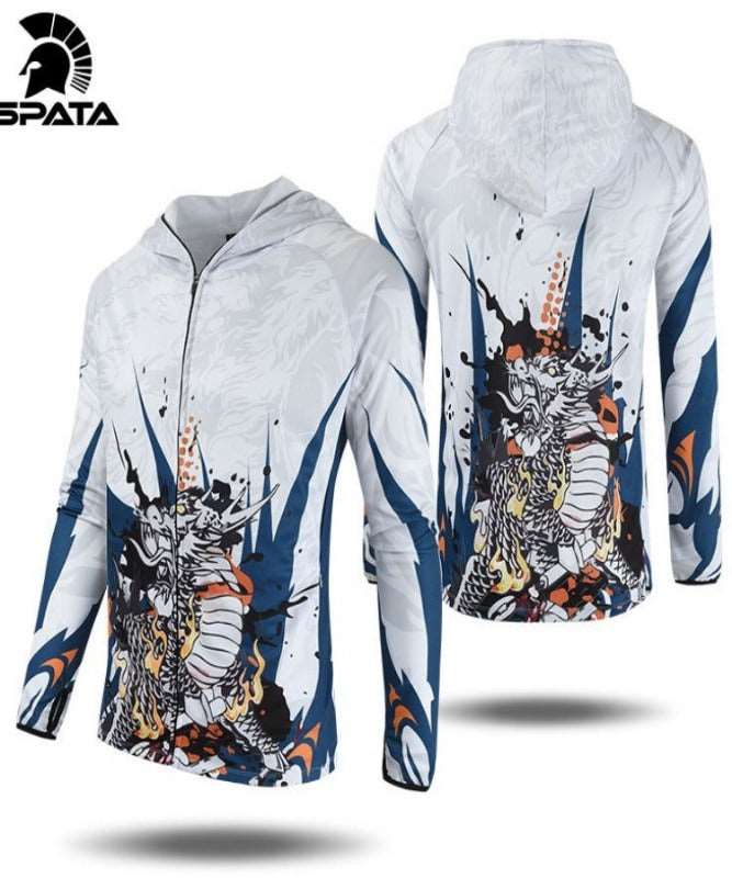 2023 SPATA Fishing Clothes Anti UV Sun Protection Summer Fishing Hoodies Long Sleeve Jerseys Breathable Quick Dry Fishing Shirts