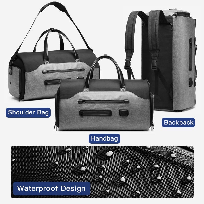 Multifunction Men Suit Storage Travel Bag Large Capacity Luggage Handbag Male Waterproof Travel Duffel Bag