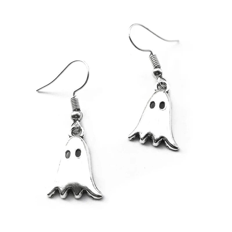 Funky Earrings for Women Girls and Teen Drop Dangle Charms Perfect for Parties and Halloween Featuring Cool Designs like Skulls Crosses Horror Themes Skeletons and Bats