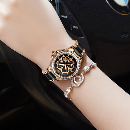 Luxury Brand Women's Quartz Ceramic Bracelet Wrist Watches Fashionable Gifts for Women