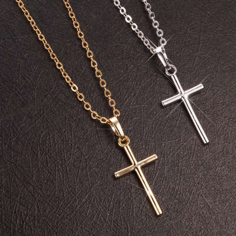 Cross Pendants Crystal Jesus Necklaces Jewellery For Men Women