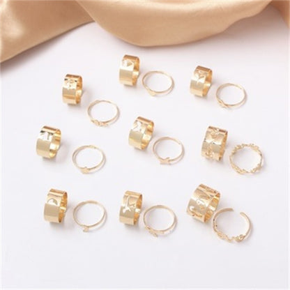 Butterfly Rings For Women Men Lover Couple Ring Set Silver gold Color