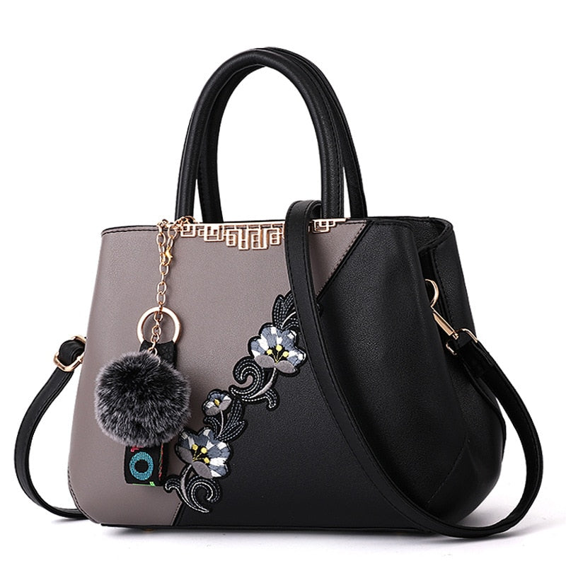 Embroidered Messenger Bags Women Leather Handbags Bags for Women 2021 Sac a Main Ladies Hand Bag Female Hand bag new