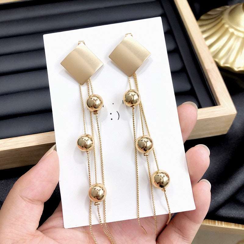 Boho Gold Earrings 2023 Trendy Earrings style Crystal Pearl