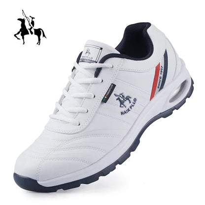 New Men Shoes Outdoor Leather Casual Sneakers Men Fashion Sports Running Tennis Large Size Shoes For Men