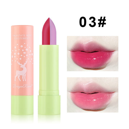 Blue Rose Lipstick Temperature Color Changing Lip Moisturizing Balm Female Makeup Sexy Lip Gloss