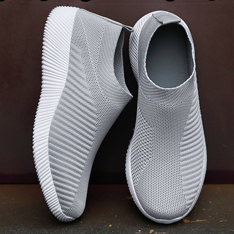 Women's Breathable Flat Shoes Elastic Flats, Lightweight Sports Shoes for Spring and Summer - Sneakers Zapatos Mujer, Footwear