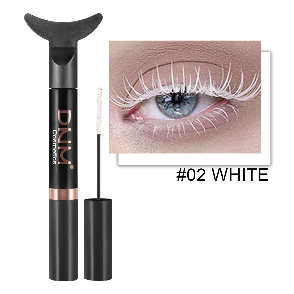 1PCS Colored Mascara With Ultra-fine Lashes Brush Waterproof Quick Drying Lasting Thick Curling Mascara Professional Eyes Makeup