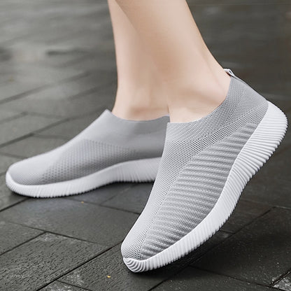 Women's Breathable Flat Shoes Elastic Flats, Lightweight Sports Shoes for Spring and Summer - Sneakers Zapatos Mujer, Footwear