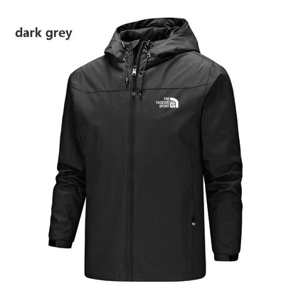 Waterproof and Windproof Zipper Outdoor Fashion Sports Jacket for Men