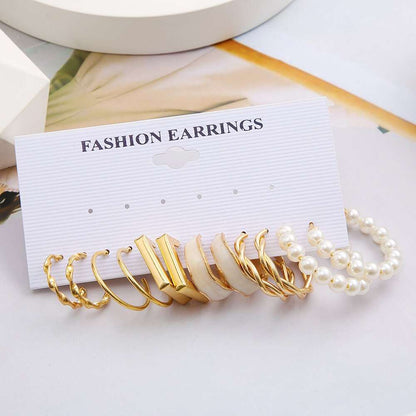 Boho Big Circle Hoop Earrings