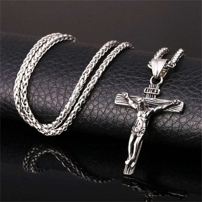 Best New Fast and Furious 7 Moive Cross Tourette Necklace Dominic Toretto Crystal Jesus Cross Pendant Necklace For Men Gifts Jewelry