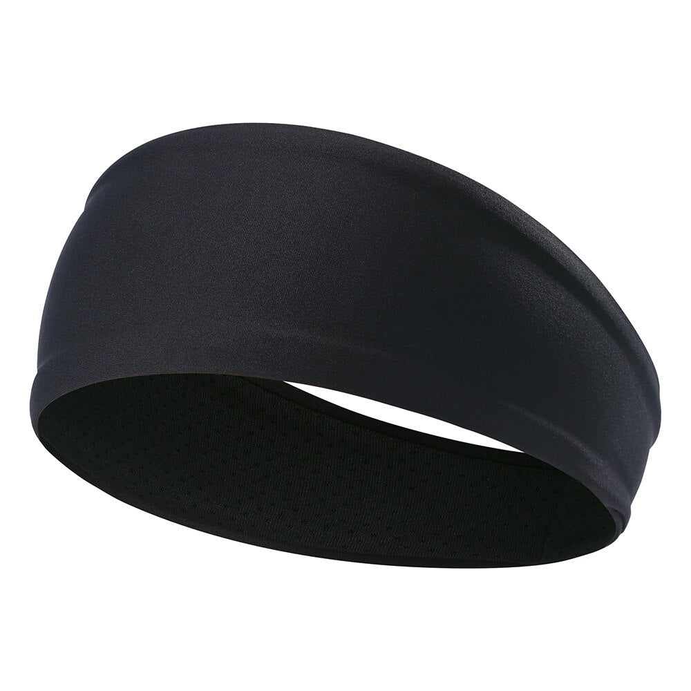 Elastic Men Headband Hairband Soft Sweatband Stretchy Headwear Bicycle Yoga Sport Moisture Wicking Hair Accessories Women Girls