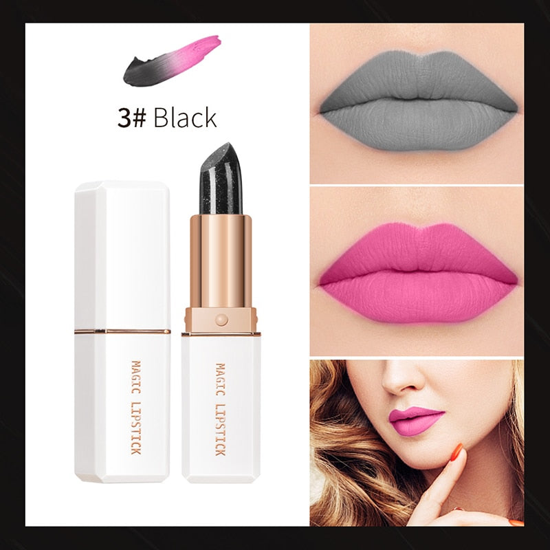 Blue Rose Lipstick Temperature Color Changing Lip Moisturizing Balm Female Makeup Sexy Lip Gloss