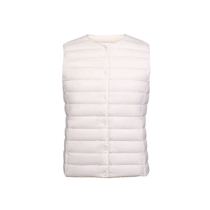 Warm Sleeveless Winter Liner Two Ways Waistcoat Jacket for Women Warm Vests