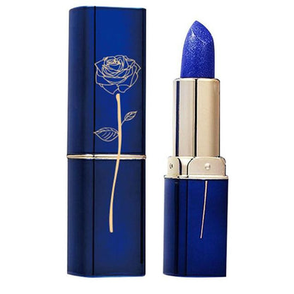 Blue Rose Lipstick Temperature Color Changing Lip Moisturizing Balm Female Makeup Sexy Lip Gloss