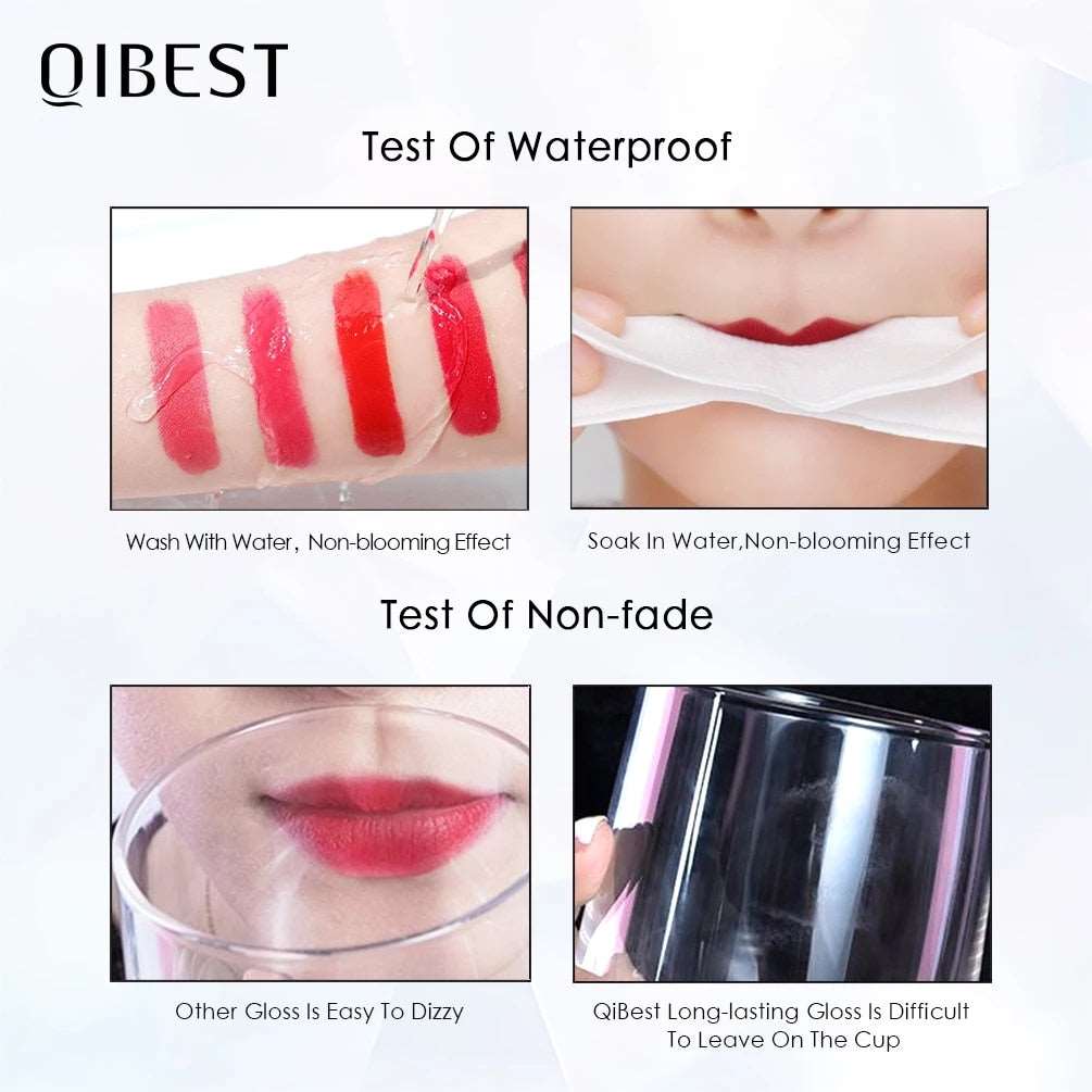 34 Color Lip Gloss Waterproof Nude Matte Liquid Lipstick Moisturizing Long Lasting Lipgloss