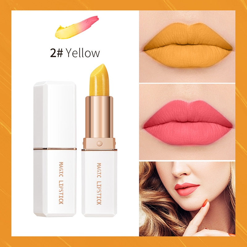 Blue Rose Lipstick Temperature Color Changing Lip Moisturizing Balm Female Makeup Sexy Lip Gloss