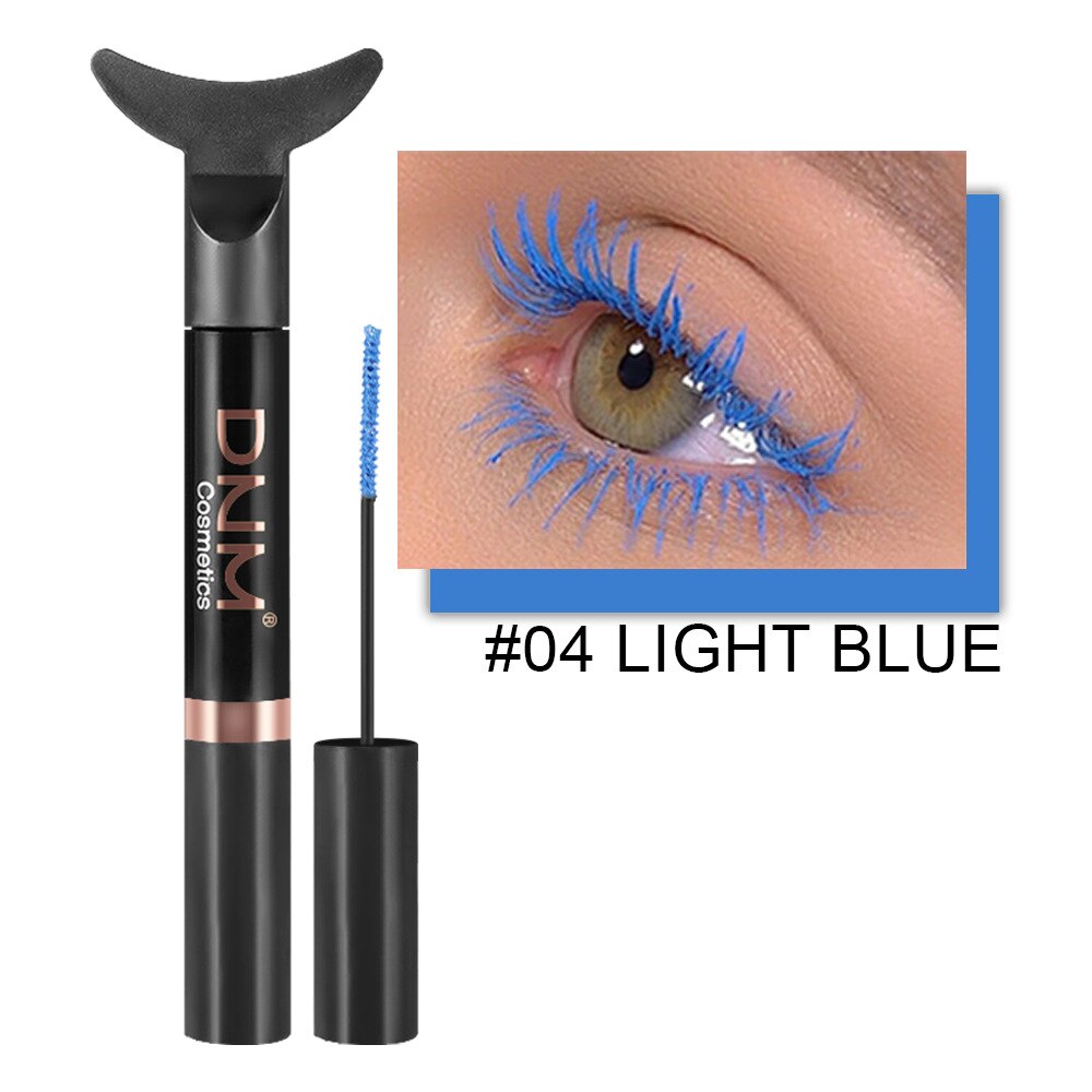 1PCS Colored Mascara With Ultra-fine Lashes Brush Waterproof Quick Drying Lasting Thick Curling Mascara Professional Eyes Makeup