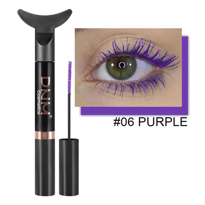 1PCS Colored Mascara With Ultra-fine Lashes Brush Waterproof Quick Drying Lasting Thick Curling Mascara Professional Eyes Makeup