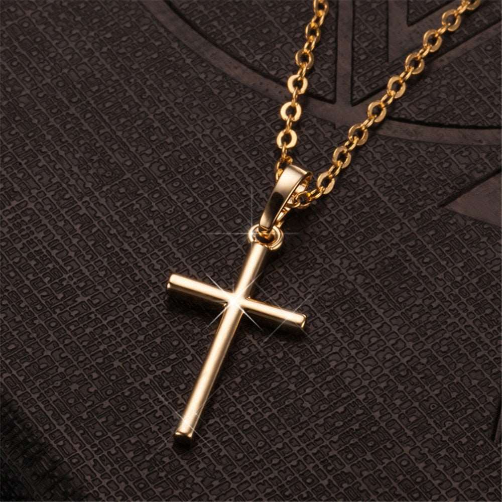 Best New Fast and Furious 7 Moive Cross Tourette Necklace Dominic Toretto Crystal Jesus Cross Pendant Necklace For Men Gifts Jewelry