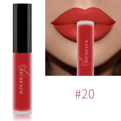 34 Color Lip Gloss Waterproof Nude Matte Liquid Lipstick Moisturizing Long Lasting Lipgloss