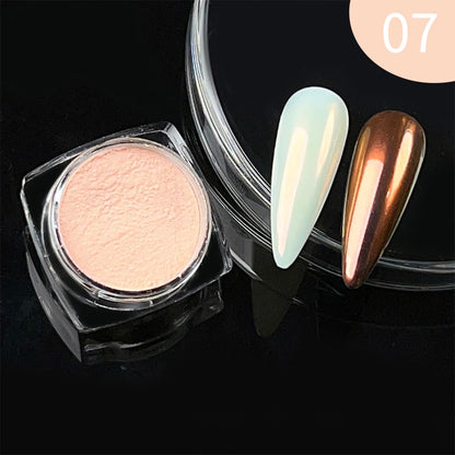 Gold Silver Mirror Powder Nail Art Glitter Rose Gold Champange UV Gel Polish Chrome Dust Metallic Effect Pigment Decoration