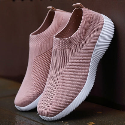 Women's Breathable Flat Shoes Elastic Flats, Lightweight Sports Shoes for Spring and Summer - Sneakers Zapatos Mujer, Footwea