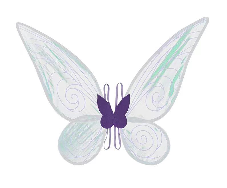 Halloween Costumes for Girls Butterfly Fairy Wings for Cosplay Costumes Sparkle Fairy Princess Wings Party Favor Accessories